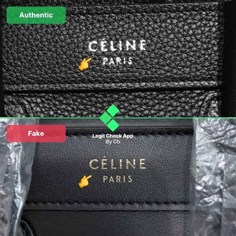 fake celine nano|REAL VS FAKE .